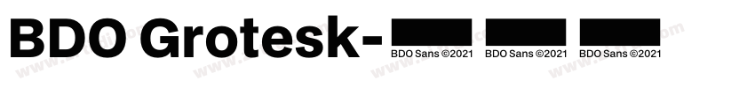 BDO Grotesk字体转换